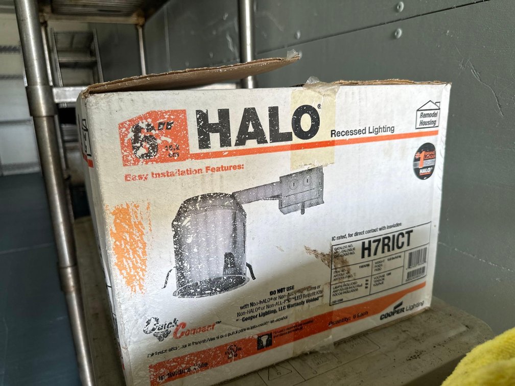 (X's 3) Halo Recessed Lighting H7RICT 