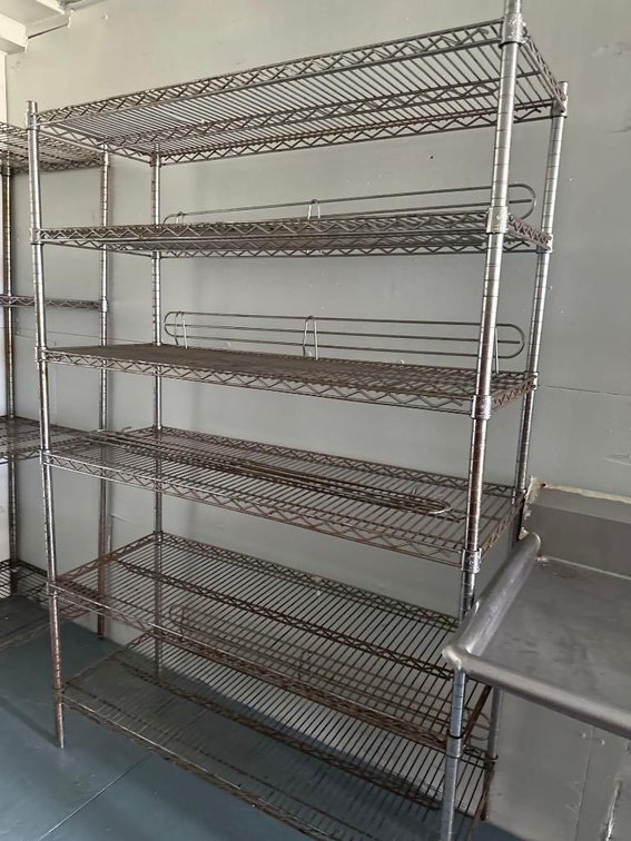 6ft NSF Stainless Steel Rack 
