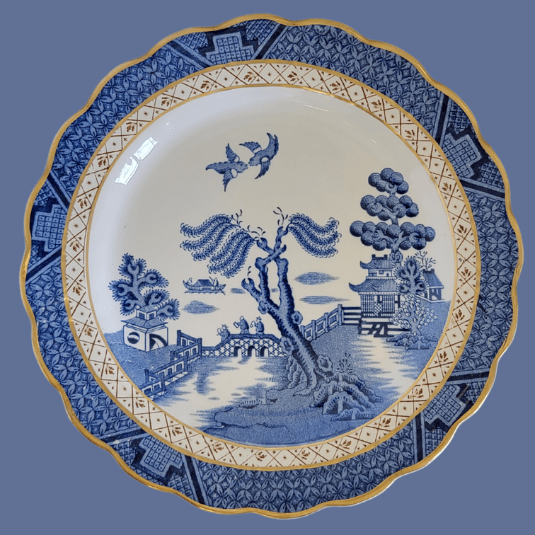 Booths Real Old Willow Salad Plate Circa 1920