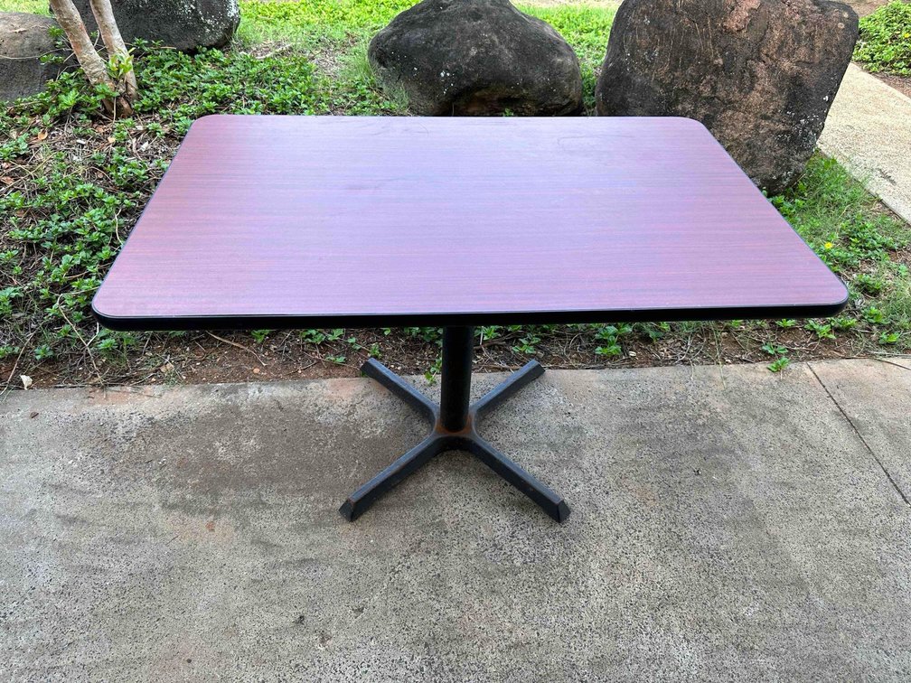 4ft Wood Laminate Dining Table