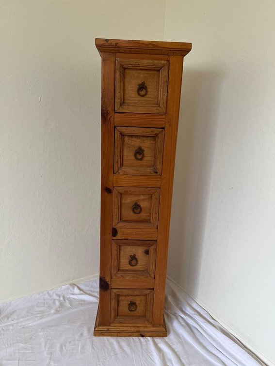 Solid Wood Skinny Drawers 