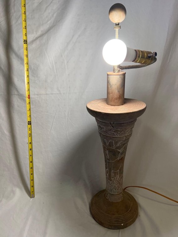 African Themed Lamp