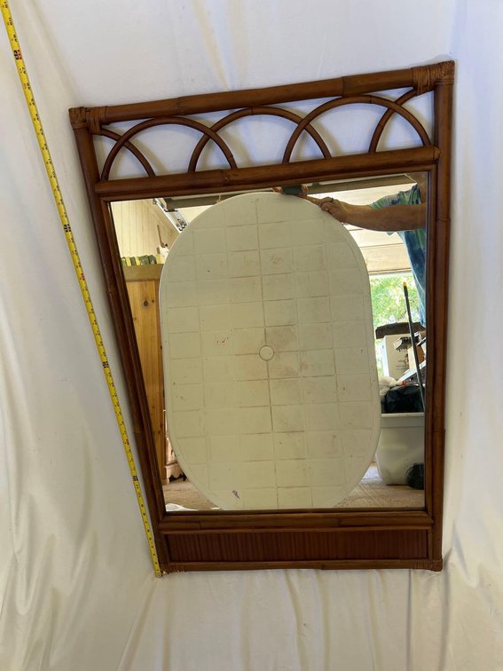 Heavy Bamboo Mirror