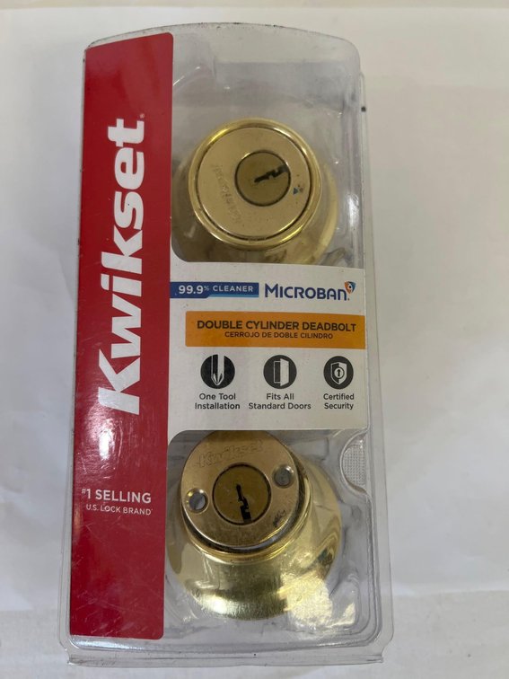 Kwikset Double Cylinder Deadbolt with Microban