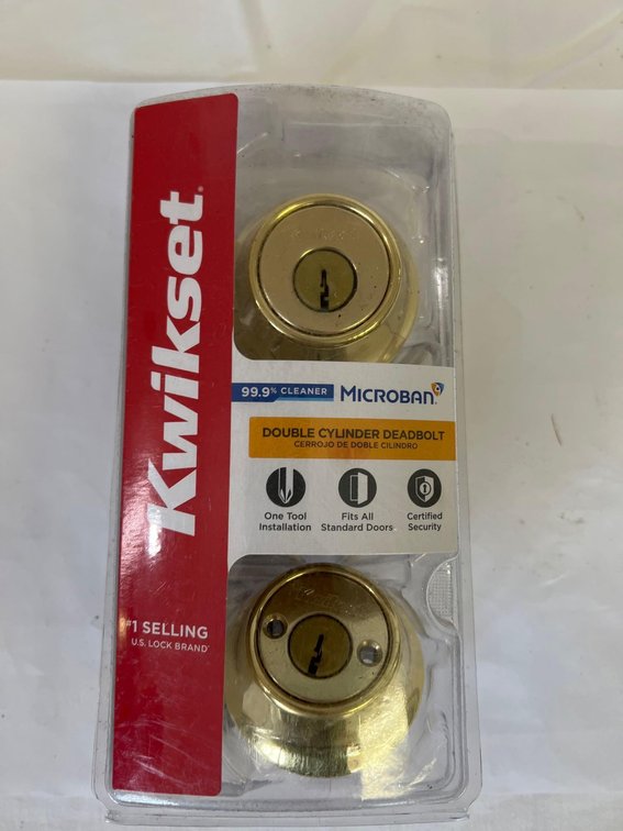 Kwikset Double Cylinder Deadbolt with Microban