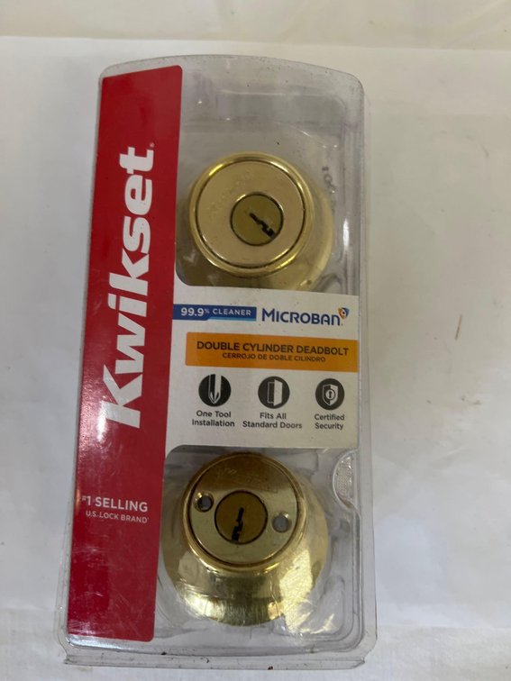 Kwikset Double Cylinder Deadbolt with Microban