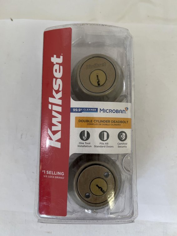 Kwikset Double Cylinder Deadbolt with Microban