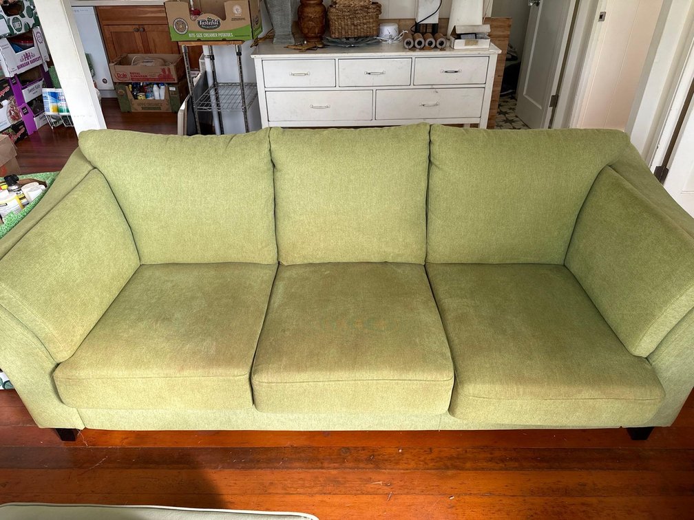 80" Long Green Couch 