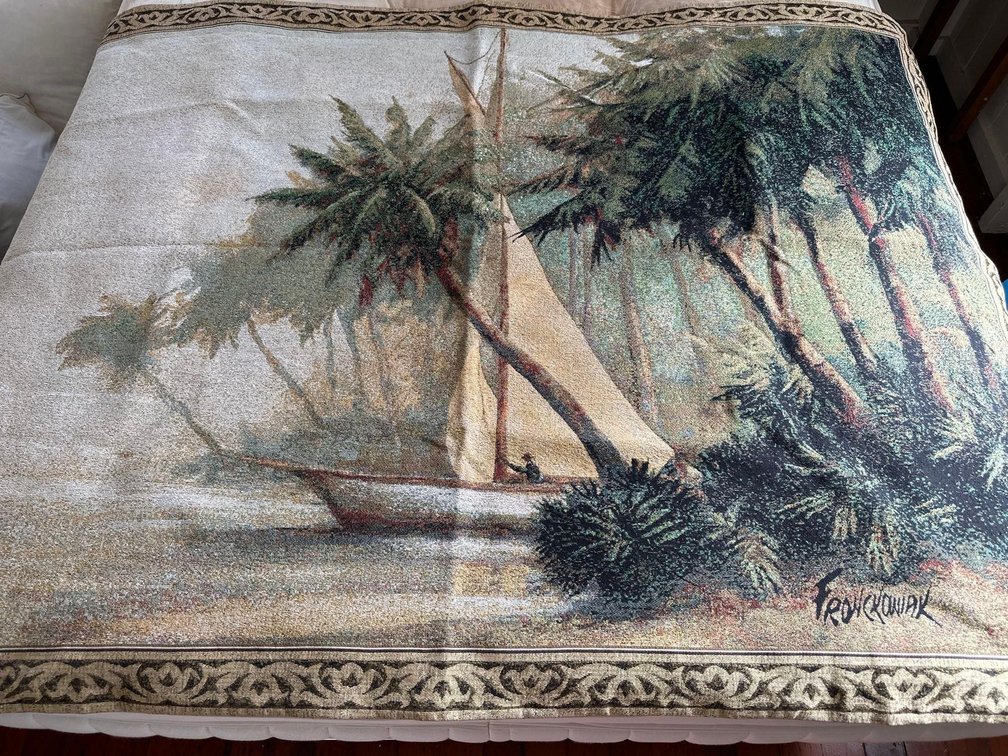 68" X 48" Island Style Tapestry Wall Hanging 