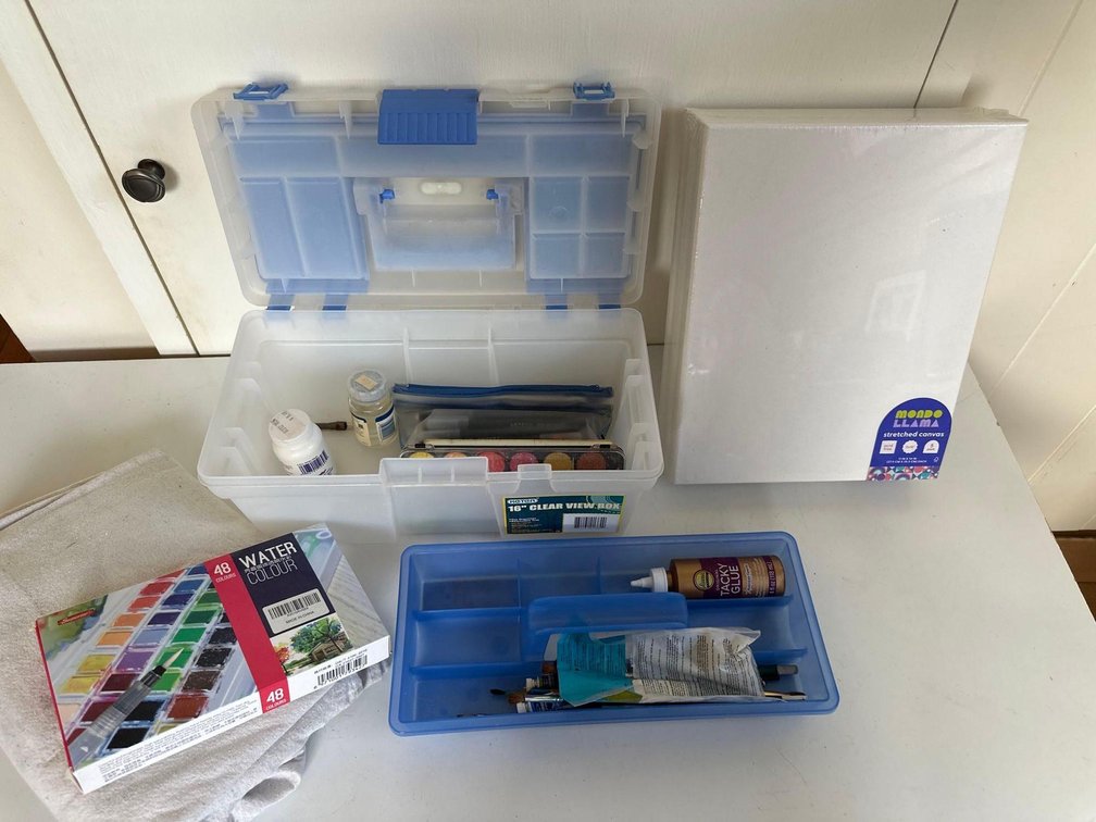 Mixed Lot of Art Supplies