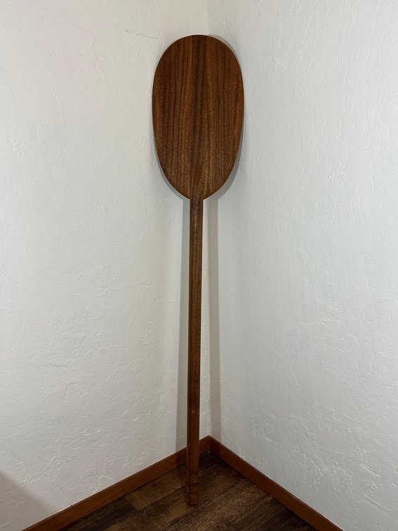 Solid Wood Pacific Island Style Paddle 