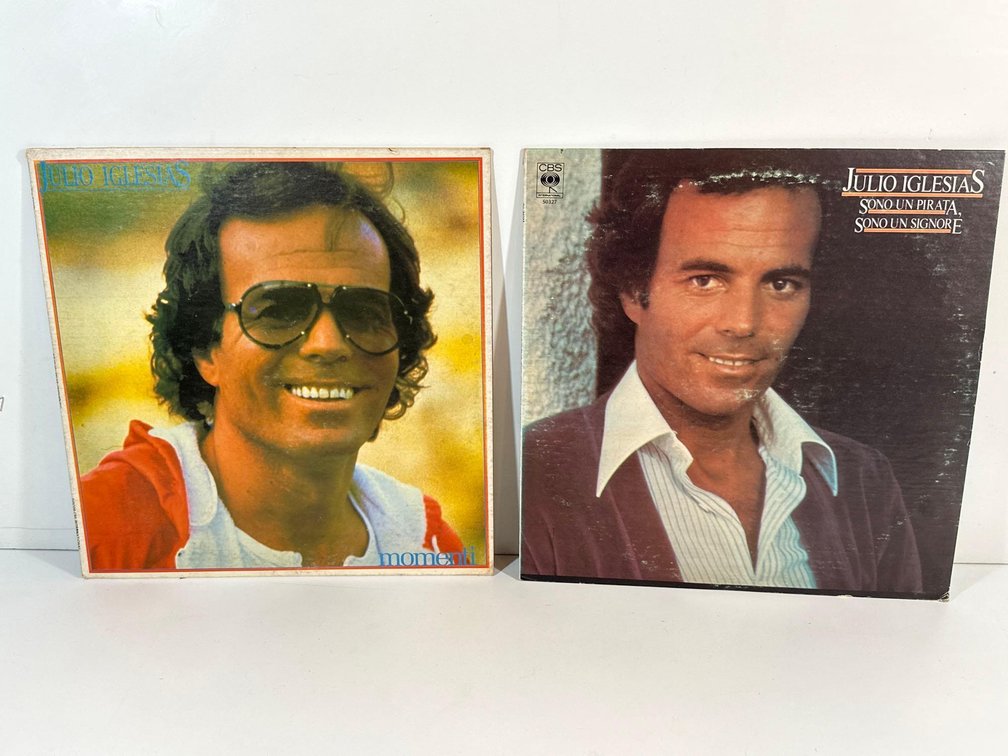 (X's 2) Vintage Julio Iglesias Vinyl Records 