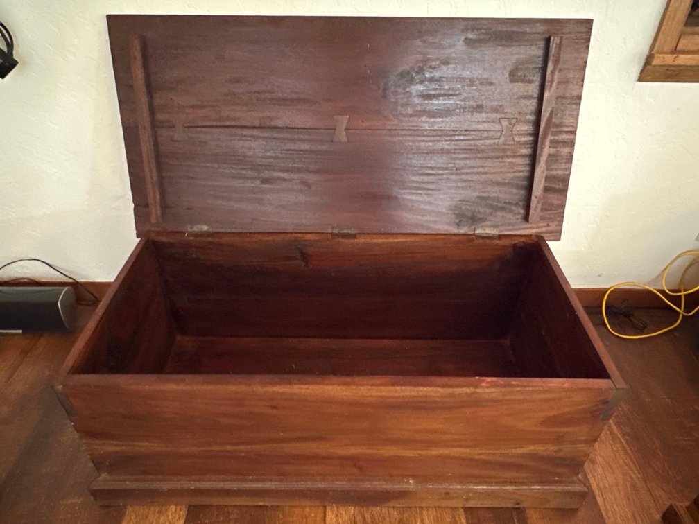 35 1/2" Long Solid Wood Hope Chest 