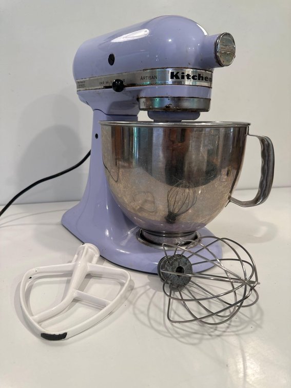 KitchenAid Artisan Purple Mixer with Attachments 