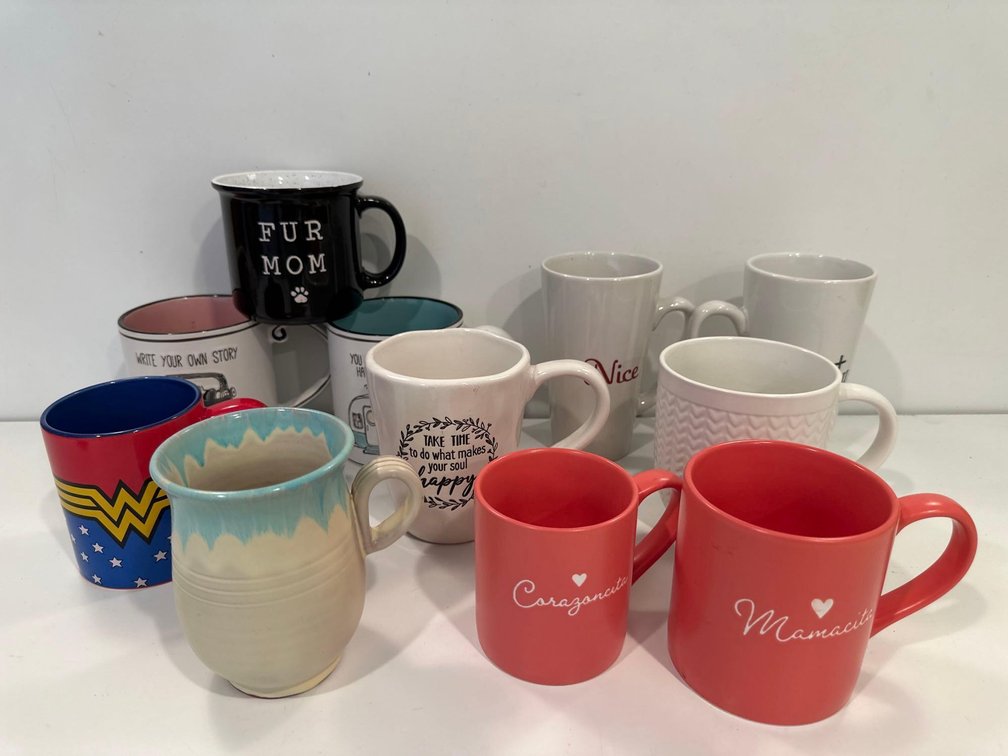 Mixed Coffee Mugs 