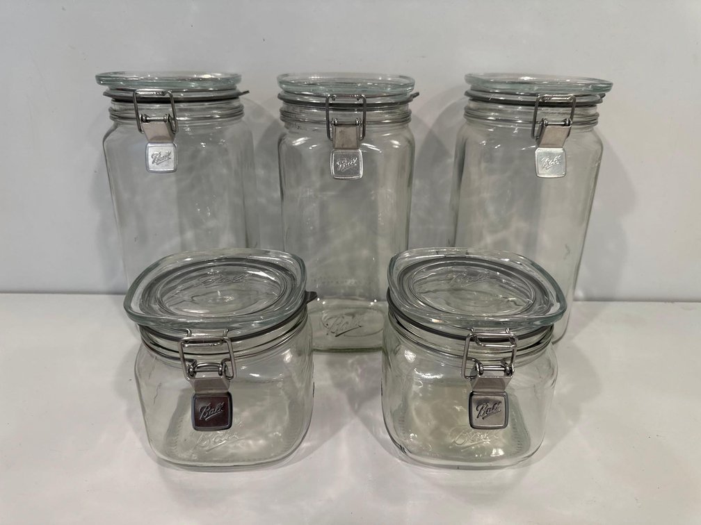 Ball Latch Lid Jars 