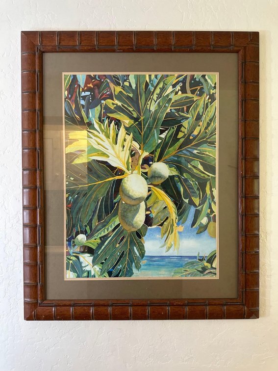 1995 Fabienne Blanc Coconut Tree Framed Print 