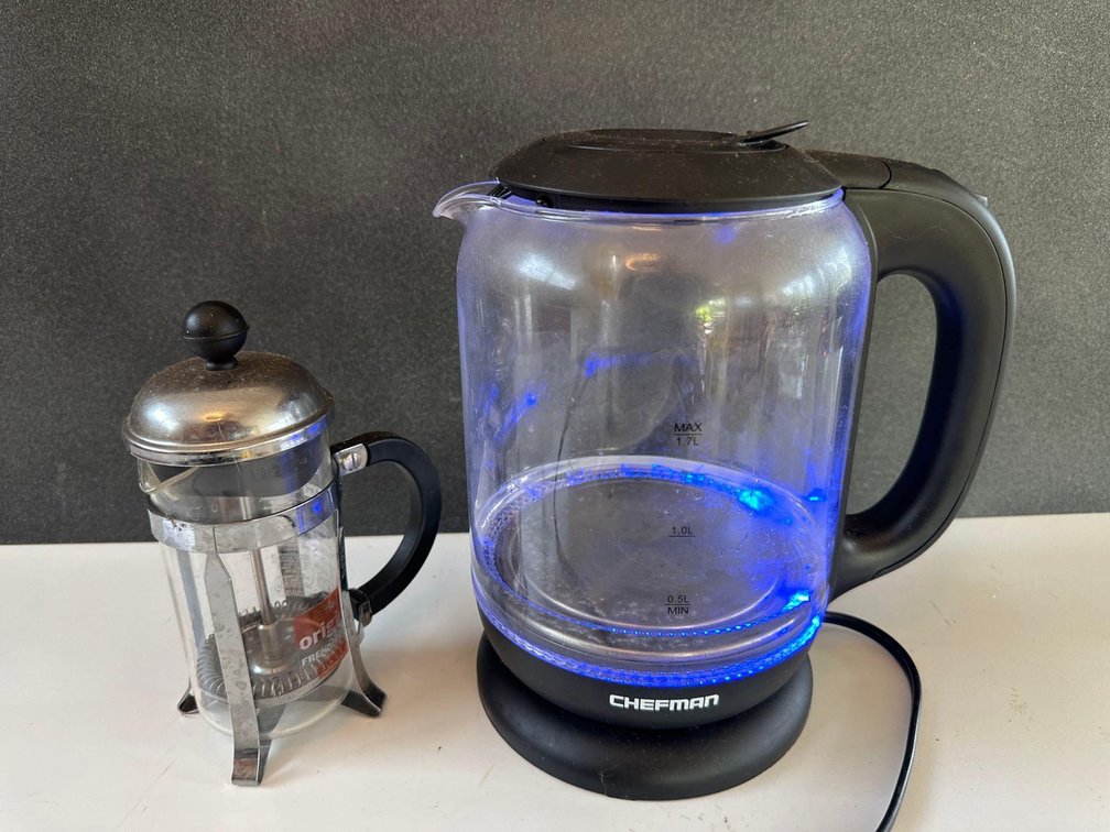 Chefman Electric Kettle and French Press