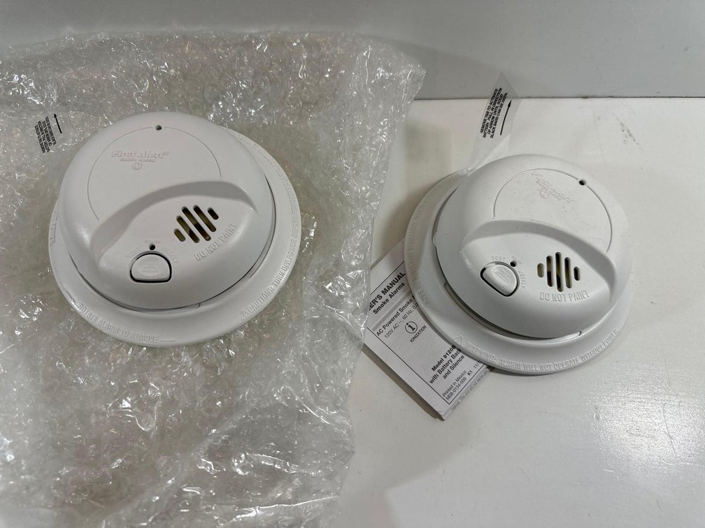(X's 2) First Alert Fire Detectors