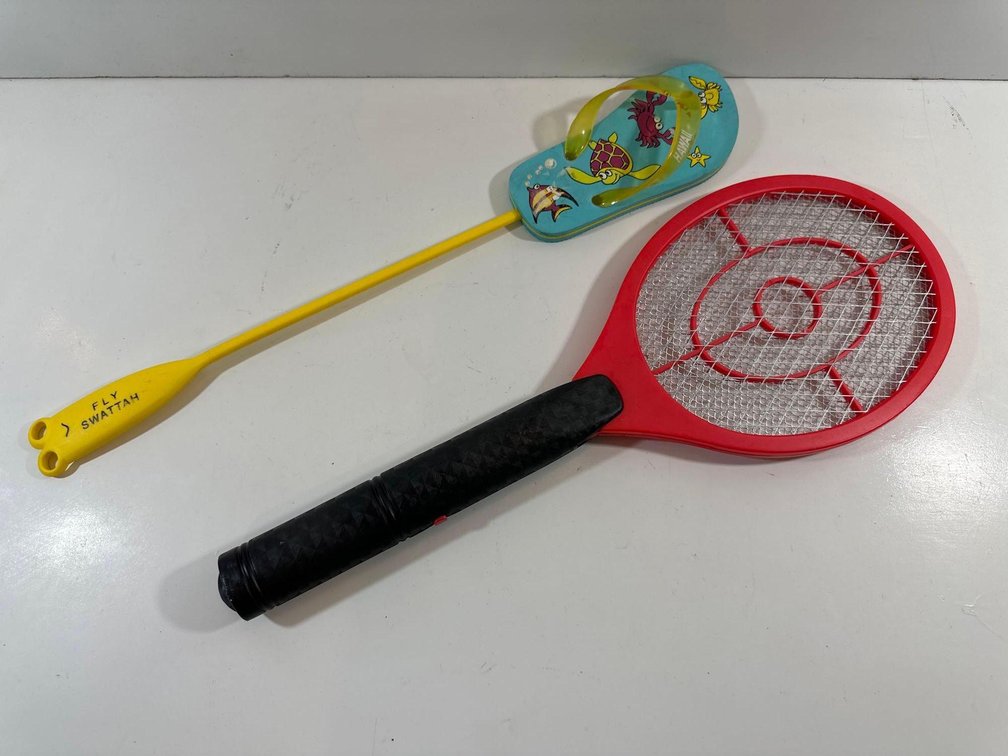 Electric Hand Bug Zapper and Slipper Fly Swattah 
