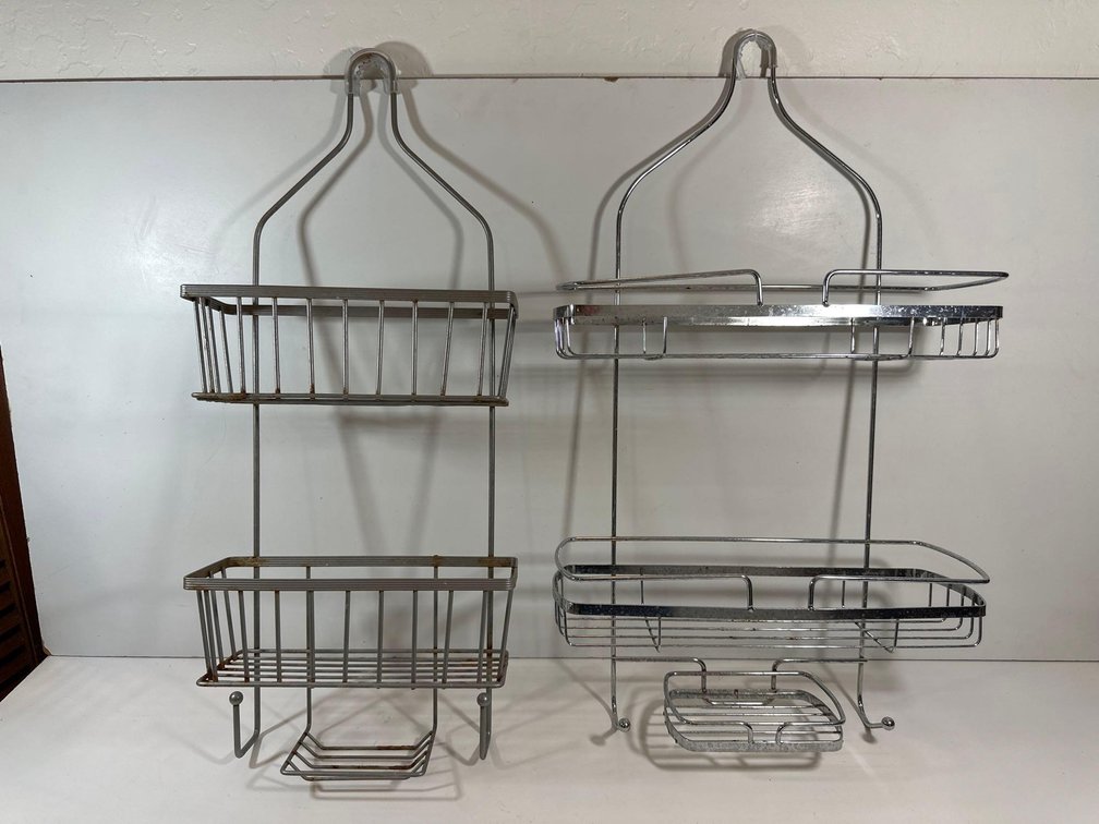 (X's 2) Shower Head Hanging Shower Organizer 