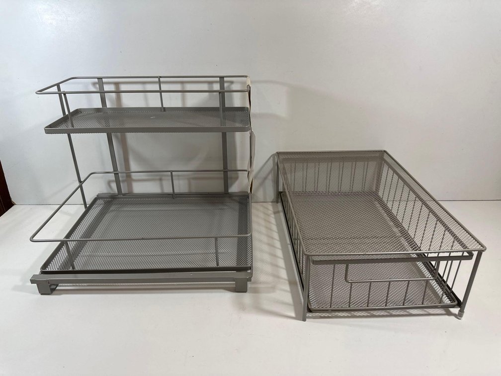 (X's 2) Bright Room Metal Bathroom Organizers 