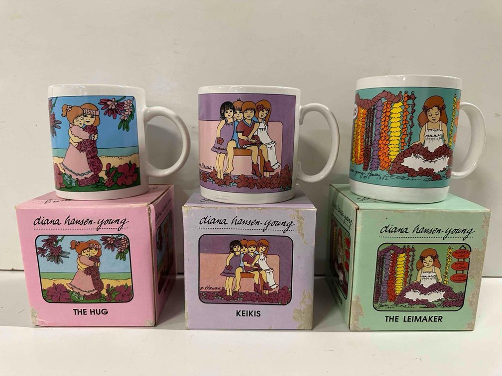 (X's 3) Dian Hausen-Young Collectible Mugs 