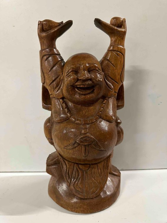 Wood Carved Buddha Statue 