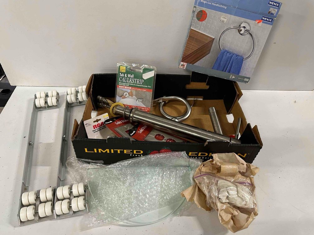 Caukstrip, Sink Faucet, Towel Ring, Outlet Covers and More 