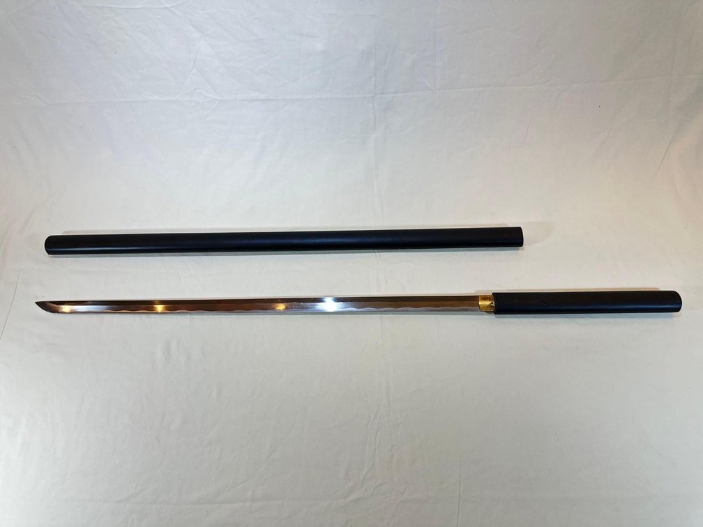 Samurai Sword with Solid Black Sheath