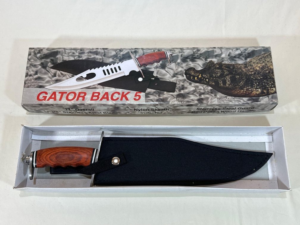 New - Gator Back 5 17" Overall Stainless Steel Blade