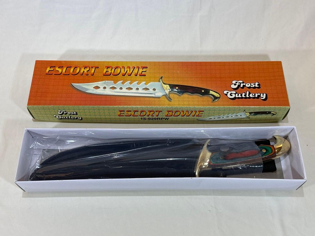 New in Box - Escort Bowie Knife by Frost Cutlery 