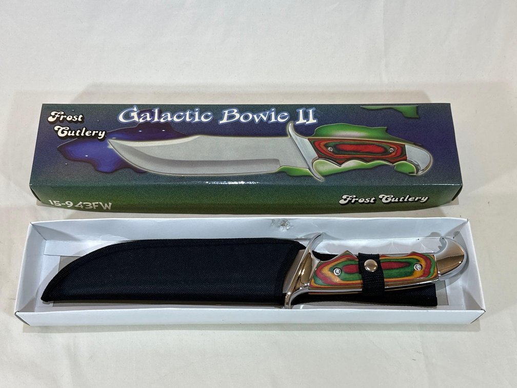 New in Box - Frost Cutlery Galactic Bowie II Knife 