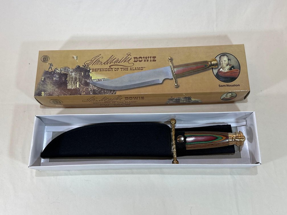 New in Box - Chipaway by Frost Cutlery Sam Houston Bowie Knife 