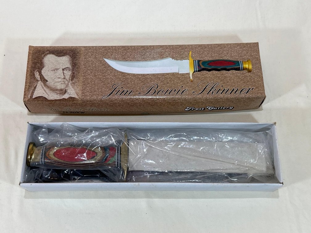 New in Box - Frost Cutlery Jim Bowie Skinner Knife 