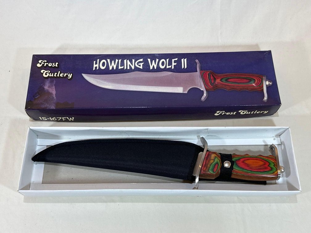 New in Box - Frost Cutlery Howling Wolf II 