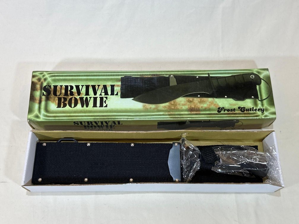 New in Box - Frost Cutlery Survival Bowie Knife 