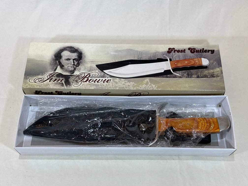 New in Box - Frost Cutlery Jim Bowie Knife 
