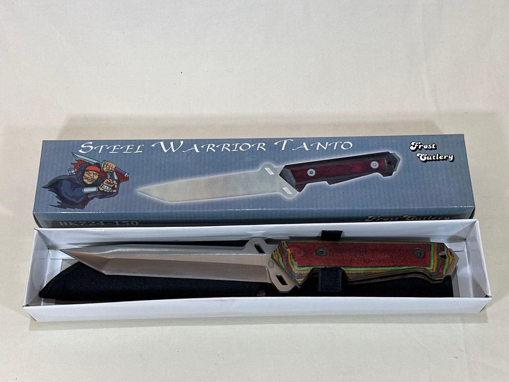 New in Box - Frost Cutlery Steel Warrior Tanto Knife