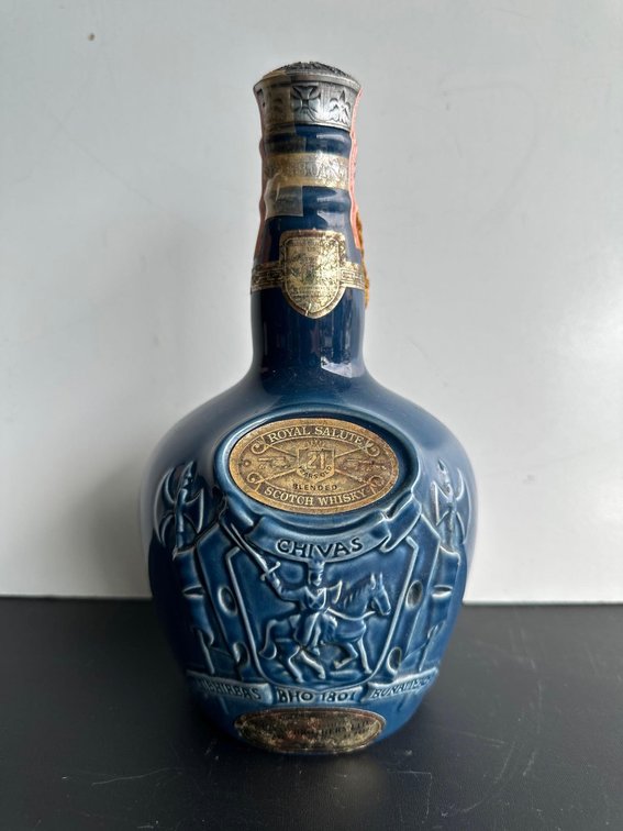 Vintage Civas Brother Limited Scotland Spode England Liquor Bottle 