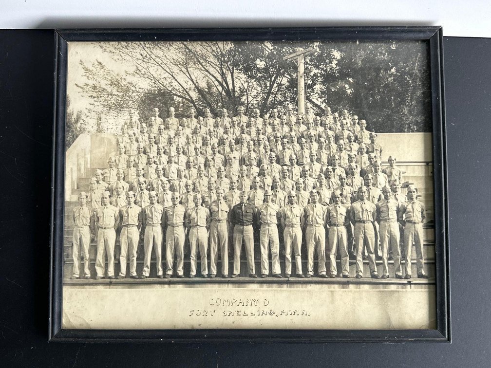 Vintaged Company D at Historic Fort Snelling in Minnesota Framed Photo 