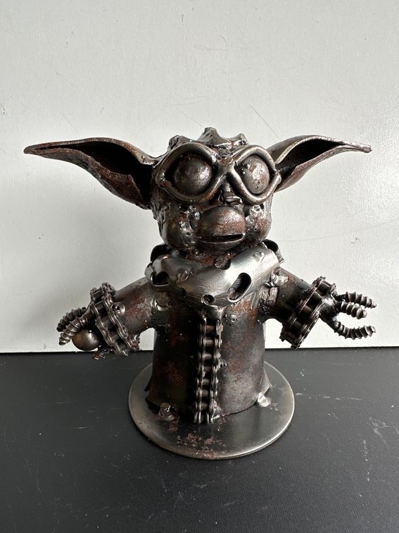  Star Wars Metal Yoda Figurine 