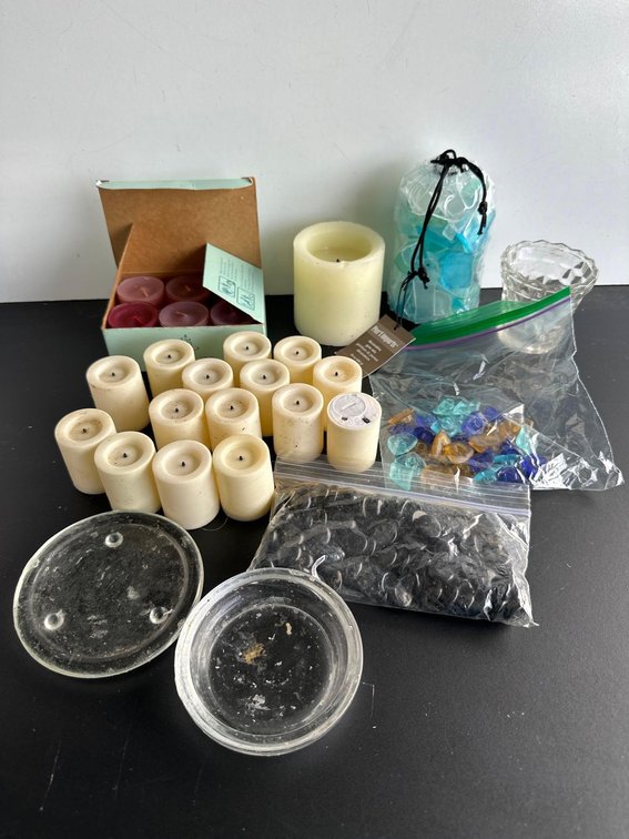 Mixed Lot of Candle Decor 