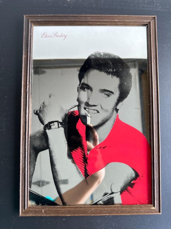 Framed Elvis Presley Mirror 