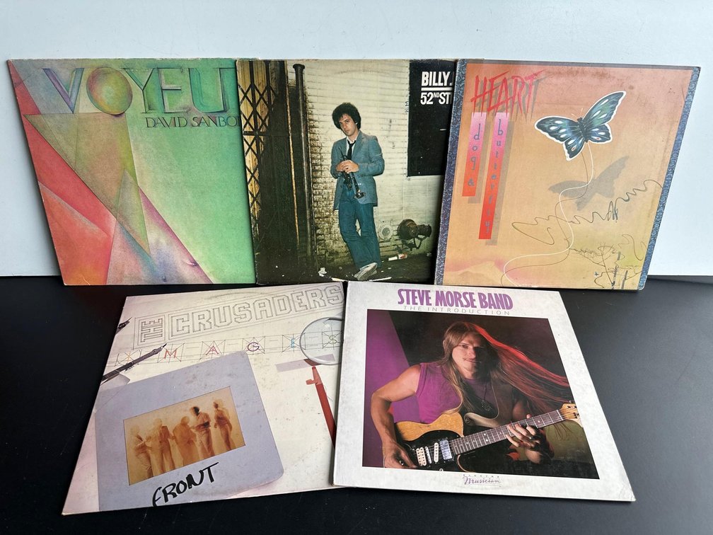 (X's 5) Mixed Vinyl Records 