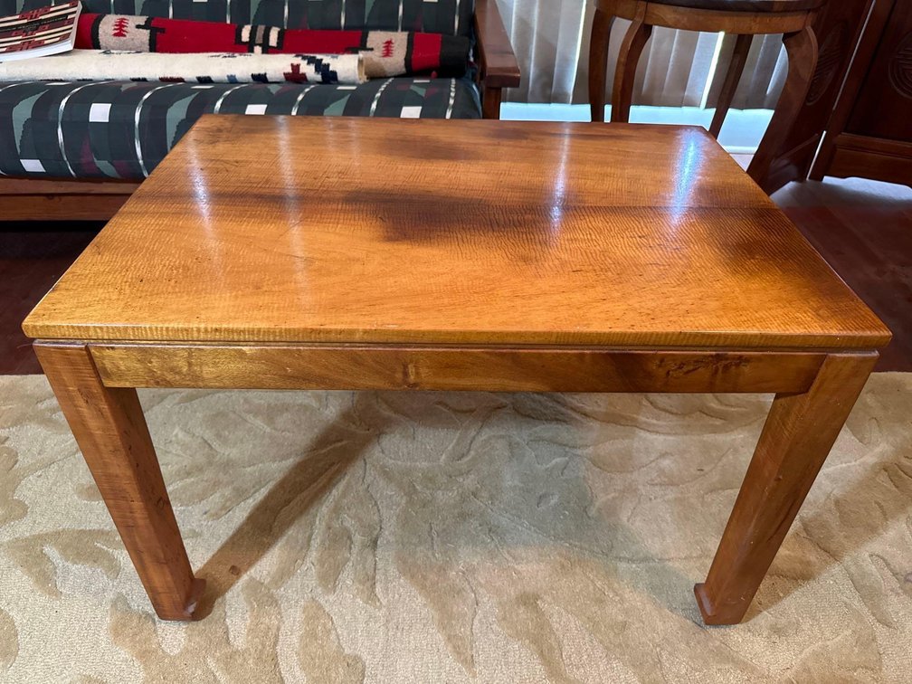 24" X 34" Koa Wood Table 