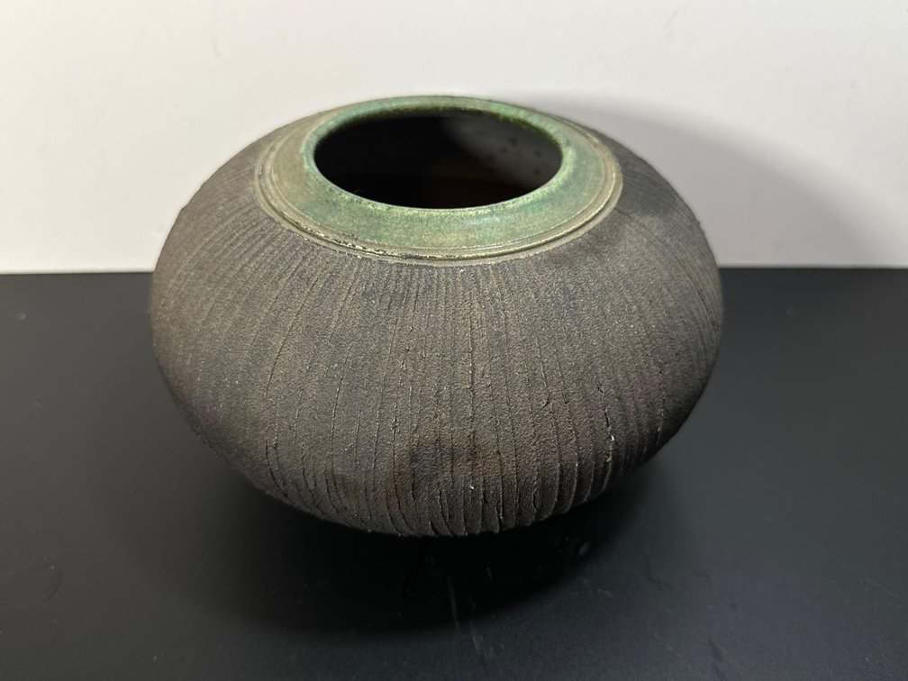 Artist Signed "Koost" Round Vase 