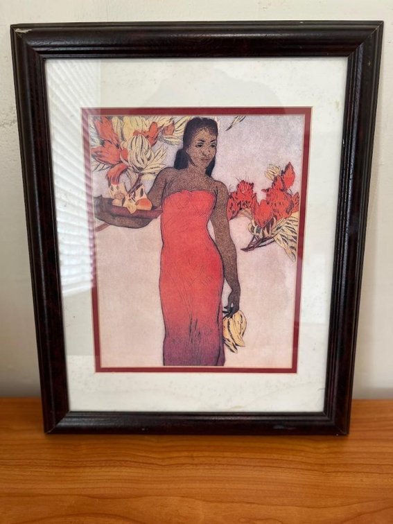 Hawaiian Lady Print