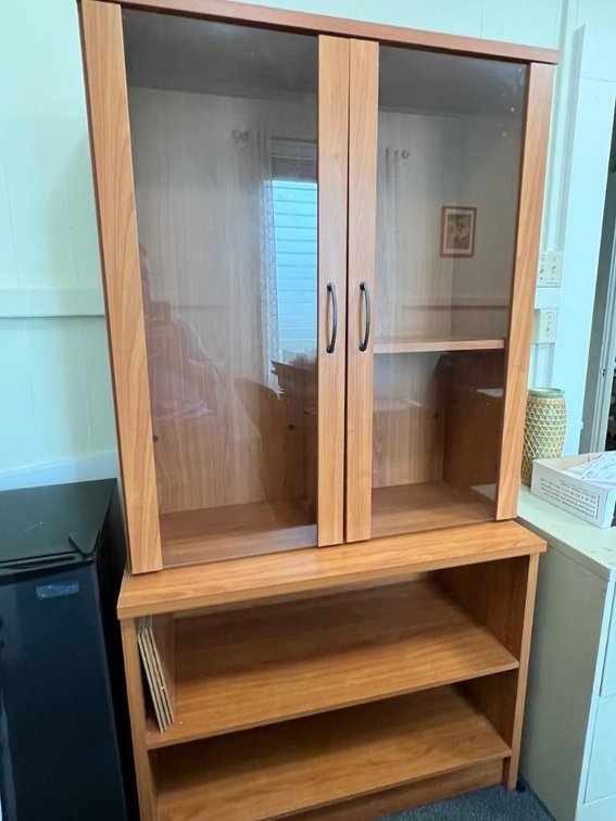 Wooden Office Hutch