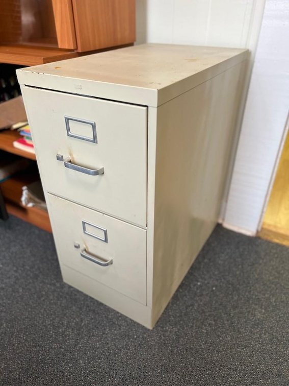 2-Drawer Metal Filing Cabinet
